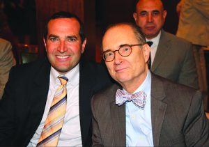 Andrew Rendeiro and Hon. Barry Kamins(ret).  Hon. Jonathan Leventhal is in the background. Eagle photos by Mario Belluomo