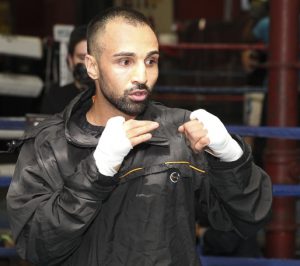 Due to a deep cut suffered last week during training, Brooklyn’s-own Paulie Malignaggi will not be able to fight Friday night when boxing returns to the Barclays Center.. Photo courtesy of Ed Diller/DiBella Entertainment