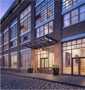 Developers are doing a condo conversion at 51 Jay St. in DUMBO. Rendering courtesy of Heavenly