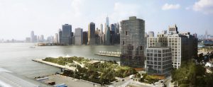 Brooklyn Bridge Park has announced plans for a joint venture of RAL Development Services (RAL) and Oliver’s Realty Group to develop two residential buildings at the Pier 6 uplands development site. Renderings courtesy of ODA/RAL Development Services/Oliver's Realty Group