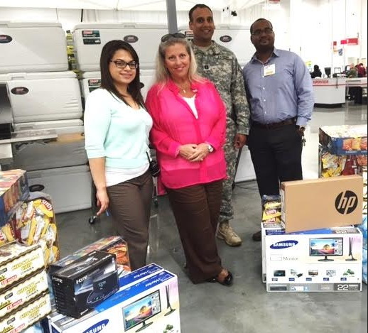 BJ’s Wholesale Club made a large donation to the USO for the center located at Fort Hamilton. Photo courtesy BJ’s Wholesale Club