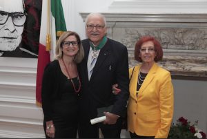 Consul General Natalia Quintavalle with Commendatore Aldo Mancusi and wife Lisa. Photo by Anton Evangelista
