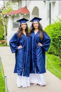 Fontbonne Hall Academy’s valedictorian is Michel Fallah (right). The salutatorian is Andrea Arcadipane (left). Photo courtesy Fontbonne Hall Academy