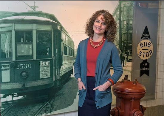 Gabrielle Shubert, longtime director of the MTA’s New York Transit Museum in Downtown Brooklyn. Photo courtesy of MTA