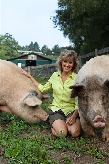 Animal rights champion Kathy Stevens of Catskill Animal Sanctuary is among the featured speakers at this year’s festival in Greenpoint. Photo courtesy of The Seed Experience
