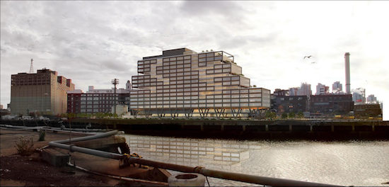 Dock 72 at the Brooklyn Navy Yard will be one of the largest New York City commercial buildings to be built outside of Manhattan in decades. Rendering: S9 Architecture