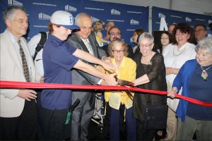 Arthur Wagner, Coney Island Hospital executive director, is pictured with the family of Ida G. Israel at the ribbon-cutting ceremony this week. Photo courtesy of Coney Island Hospital