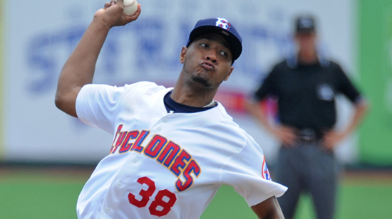 Gaby Almonte tossed seven strong innings, but the Brooklyn bats never got going in the Cyclones’ 2-0 home loss to Aberdeen on Monday afternoon at Coney Island’s MCU Park.