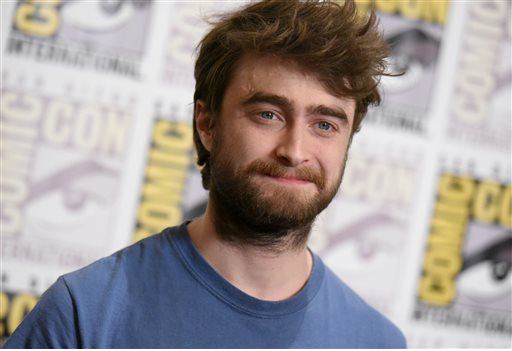 Actor Daniel Radcliffe celebrates his birthday today. AP photo