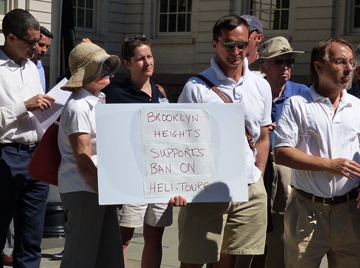 The Brooklyn Heights Association backs the ban. Photo by Mary Frost
