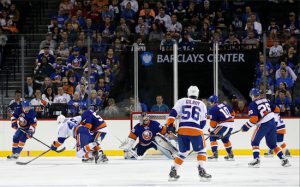 Top Islanders prospects took to the ice at the Barclays Center on Wednesday evening as our borough’s NHL franchise continued to break in its new Downtown digs. AP Photo