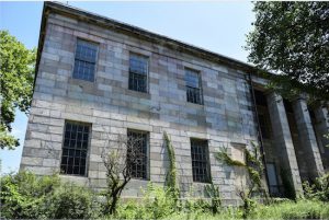 This mysterious marble building at the edge of the Brooklyn Navy Yard was America's first Naval hospital. Eagle photos by Rob Abruzzese