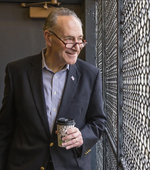 Sen. Charles Schumer says allowing Puerto Rico to file for bankruptcy is the right thing to do. Eagle file photo by Bill Kotsatos