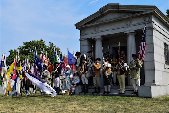 The week-long 239th anniversary commemoration of the Battle of Brooklyn came to a close on Sunday as Brooklynites were treated to a re-enactment of the largest battle of the American Revolutionary War and a ceremony to mark the occasion. Eagle photos by Rob Abruzzese.