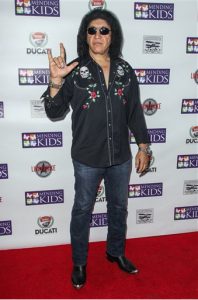 Kiss bandleader Gene Simmons celebrates his birthday today. AP photo