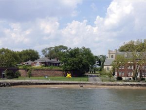 Welcome to Governors Island, so close to Brooklyn that it's practically a borough neighborhood. Eagle photos by Lore Croghan