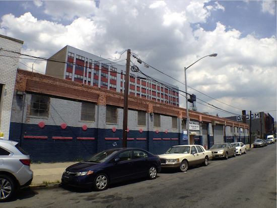 Kings County Distillery is expanding beyond its Brooklyn Navy Yard home — to this building at 173 Cook St. in Bushwick. Eagle photo by Lore Croghan