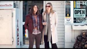 Lola Kirke (left) as Tracy and Greta Gerwig as Brooke in a scene from "Mistress America." Fox Searchlight Pictures via AP