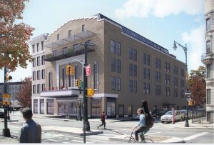 The city Landmarks Preservation Commission told Hidrock Realty to make changes to its condo-conversion plan for the Pavilion Theater. Rendering by Morris Adjmi Architects via the Landmarks Preservation Commission