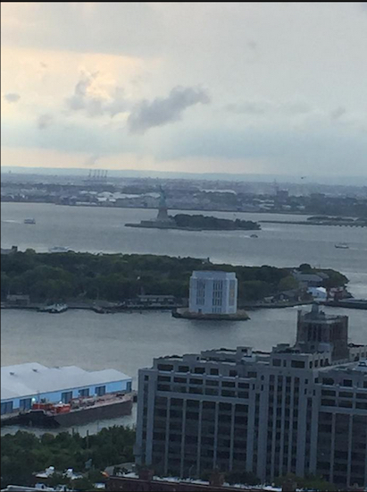The Statue Of Liberty, taken from the Eagle office.