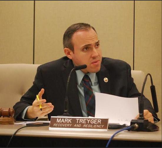 Freshman Councilmember Mark Treyger pushed for the council to create a new committee on Recovery and Resiliency. Council Speaker Melissa Mark-Viverito appointed him to serve as chairman. Photo courtesy of Councilmember Treyger’s Office