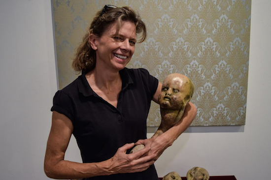 Check out Susan Camp (pictured) and Samantha Jones' exhibition Rapture by Proxy at the Amos Eno Gallery in Bushwick this month and take a selfie with the #GourdBabies. Eagle photos by Rob Abruzzese