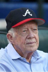 Former President Jimmy Carter celebrates his birthday today. AP Photo/John Bazemore