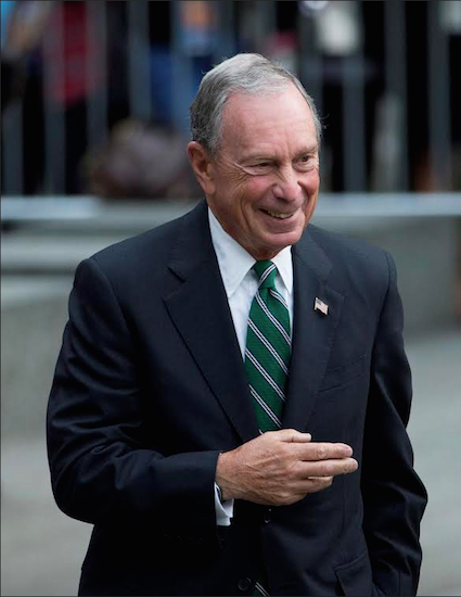 Former NYC Mayor Michael Bloomberg will be honored at this year’s Brooklyn Black Tie Ball on Oct. 8. AP Photo/John Minchillo