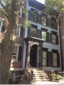 Autumn sunlight casts a hazy glow on 113 Willow St., which is now both for sale and for rent. Eagle photo by Lore Croghan