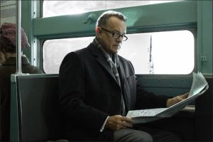 Tom Hanks portrays Brooklyn lawyer James Donovan in a scene from the Steven Spielberg film "Bridge of Spies." The film will premiere at the 53rd New York Film Festival before opening in U.S. theaters on Oct. 16. Jaap Buitendijk/DreamWorks II Distribution Co. via AP