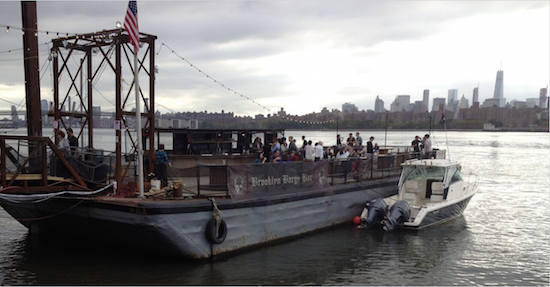 Drinks Ahoy at Greenpoint's Brooklyn Barge Bar. Eagle photos by Lore Croghan