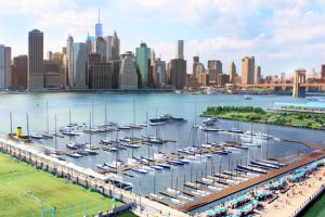 Set in Brooklyn Bridge Park, New York City’s first new marina in decades offers sailing clubs, instruction and seasonal boat docking facilities.