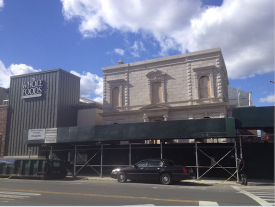 I've Just Seen A Face I Can't Forget — the face of the Coignet Building, which has been freed of black construction netting. Eagle photos by Lore Croghan
