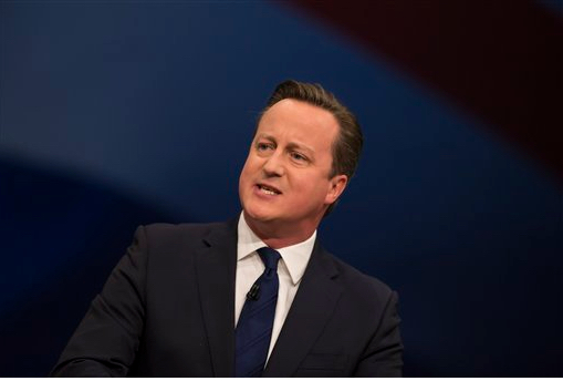 British Prime Minister David Cameron celebrates his birthday today. AP Photo/Jon Super