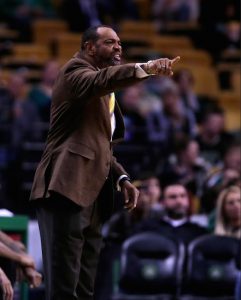 Nets head coach Lionel Hollins celebrated his 62nd birthday by watching Brooklyn lose its exhibition finale in Boston on Monday night. AP photo