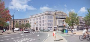 It's déjà vu all over again. The revised design of the proposed redevelopment of Park Slope's Pavilion Theater looks a lot like a previous plan. Rendering by Morris Adjmi Architects via the Landmarks Preservation Commission