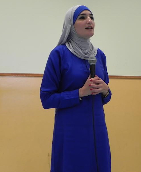 Bay Ridge Arab-American leader Linda Sarsour has started a petition drive calling on governors to accept Syrian refugees. Eagle file photo by Paula Katinas