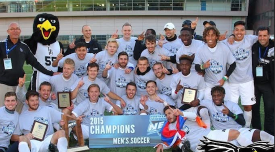 For the first time since 2004, the LIU Brooklyn men’s soccer squad will be heading to the NCAA Tournament after winning the NEC title via two dramatic shootout wins over the weekend at Downtown’s LIU Field. Photo courtesy of LIU Brooklyn Athletics
