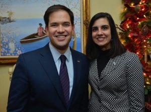 Assemblymember Nicole Malliotakis and U.S. Senator Marco Rubio are both the children of Cuban immigrants. Photo courtesy of Malliotakis’s office