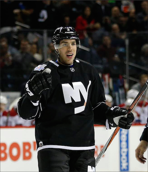 Islanders defenseman Travis Hamonic formally requested a trade out of Brooklyn prior to this historic first season in our fair borough, citing personal reasons of a family nature. AP photo