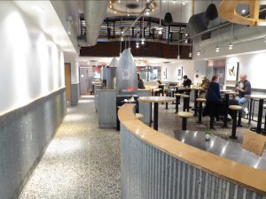 On Wednesday, the Brooklyn Heights Chipotle location was noticeably more empty than usual at lunchtime. Eagle photo by Scott Enman