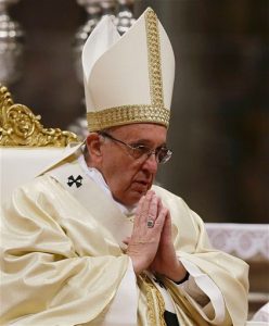 Pope Francis celebrates his birthday today. AP Photo/Gregorio Borgia