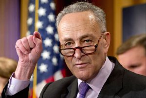 U.S. Sen. Chuck Schumer is asking the Federal Transit Administration to ensure that federal funds are budgeted for improvements along the overcrowded L train, which runs through numerous Brooklyn neighborhoods. AP Photo/Jacquelyn Martin, File