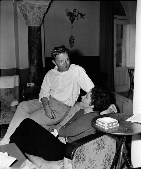Truman Capote, shown here in a 1953 photo with actress Gina Lollobrigida, would be surprised if he saw what color 70 Willow St. is now. AP Photo/Jim Pringle