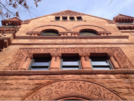 The Adams Mansion is Eighth Avenue eye candy. Eagle photos by Lore Croghan