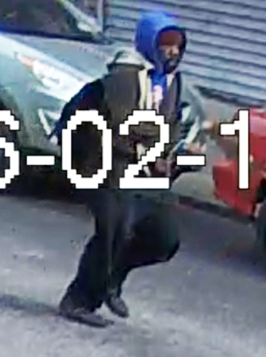 Police released this surveillance photo of a suspect in the stabbing of an Orthodox Jewish man in Crown Heights on Wednesday. A reward has been offered. Photo courtesy of NYPD