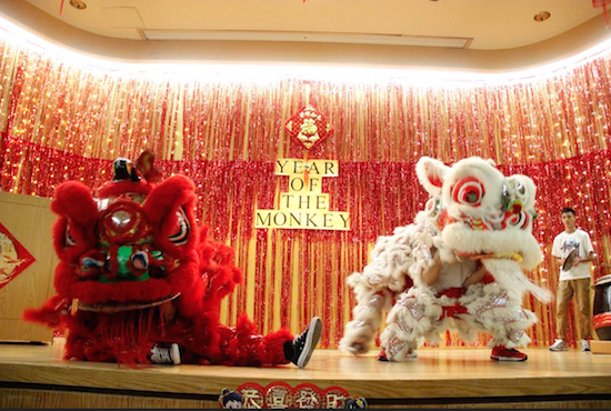 Students celebrate Lunar New Year with a special Lion Dance performance at Maimonides Medical Center. Photos courtesy of Maimonides Medical Center