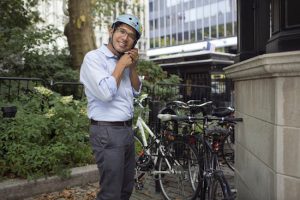 Councilmember Carlos Menchaca, an avid bike rider, says his bill will improve safety for bicyclists. Photo courtesy of Menchaca’s office