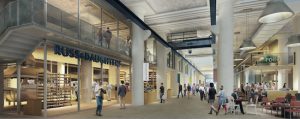 Russ & Daughters will anchor the ground floor of the Brooklyn Navy Yard’s Building 77. Renderings courtesy of Marvel Architects