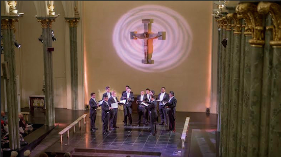 Chanticleer, as pictured during its February 2015 concert at the Brooklyn Oratory. Photo credit: Gerri Hernandez